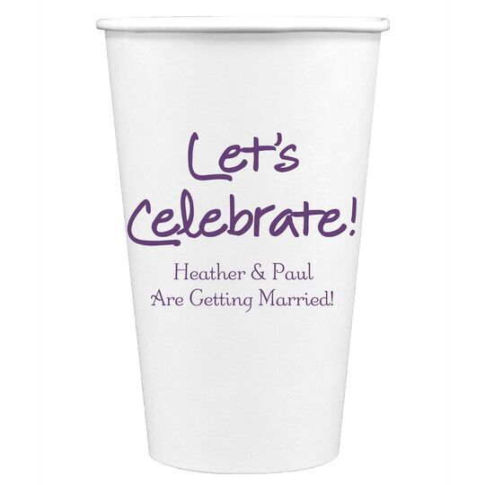 Studio Let's Celebrate Paper Coffee Cups