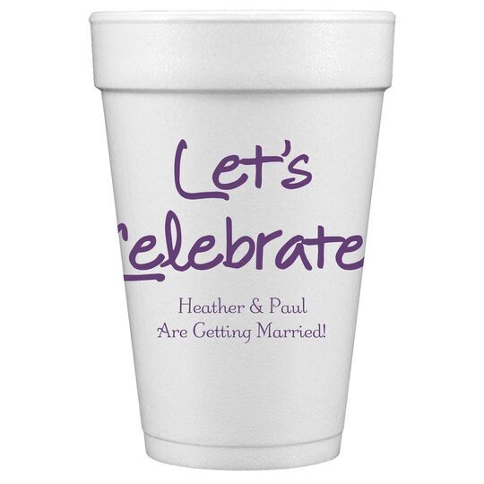 Studio Let's Celebrate Styrofoam Cups