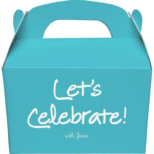 Studio Let's Celebrate Gable Favor Boxes