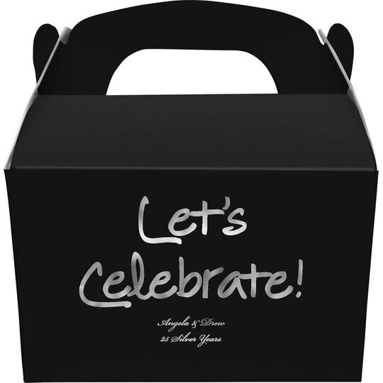 Studio Let's Celebrate Gable Favor Boxes