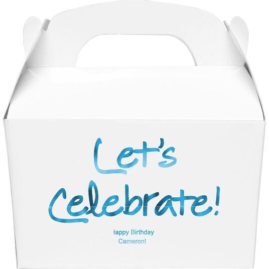 Studio Let's Celebrate Gable Favor Boxes