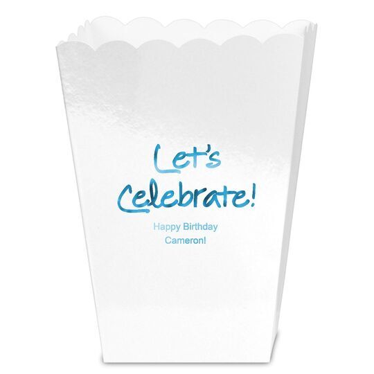 Studio Let's Celebrate Mini Popcorn Boxes