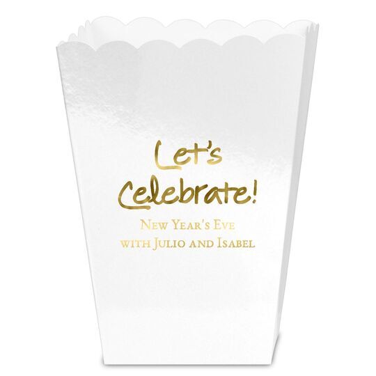 Studio Let's Celebrate Mini Popcorn Boxes