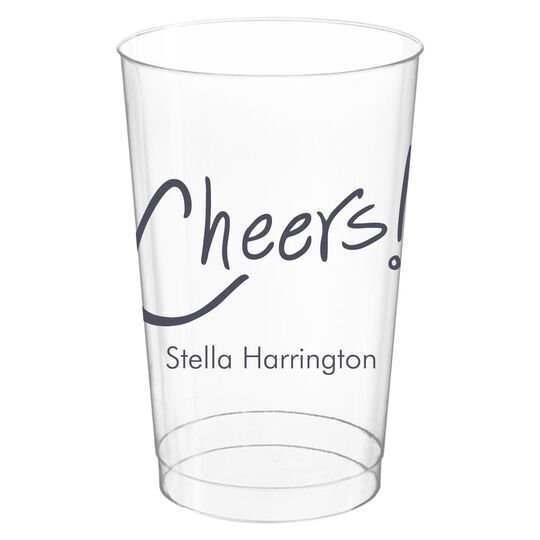 Fun Cheers Clear Plastic Cups