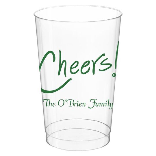 Fun Cheers Clear Plastic Cups