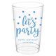 Confetti Dots Let's Party Clear Plastic Cups Image 5 of 5