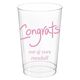 Fun Congrats Clear Plastic Cups Image 2 of 3