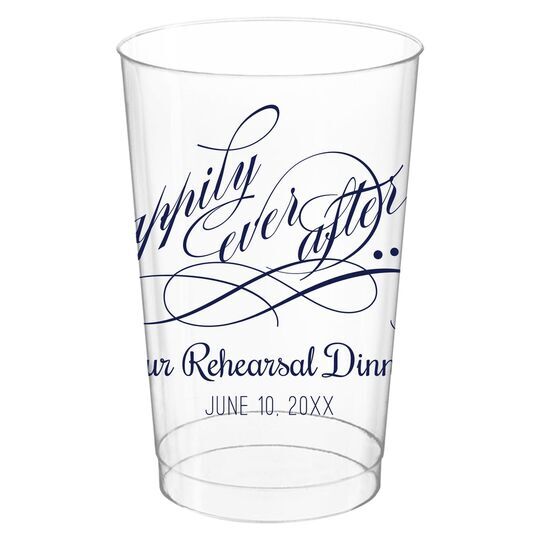 Happily Ever After Clear Plastic Cups