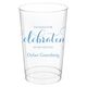 Thanks For Celebrating Any Event Clear Plastic Cups Image 5 of 6
