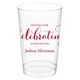 Thanks For Celebrating Any Event Clear Plastic Cups Image 6 of 6