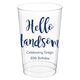 Hello Handsome Clear Plastic Cups Image 2 of 2