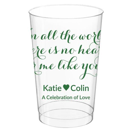 In all the World Clear Plastic Cups