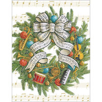 Musical Wreath Holiday Cards