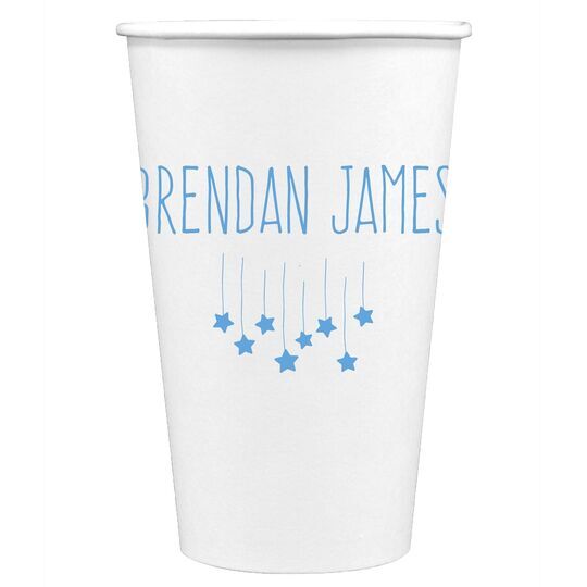 Falling Stars Paper Coffee Cups