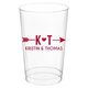 Cupid's Arrow Clear Plastic Cups Image 1 of 2