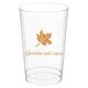 Little Autumn Leaf Clear Plastic Cups Image 1 of 3