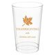 Little Autumn Leaf Clear Plastic Cups Image 3 of 3