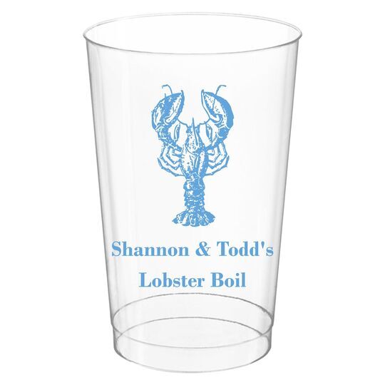 Lobster Clear Plastic Cups