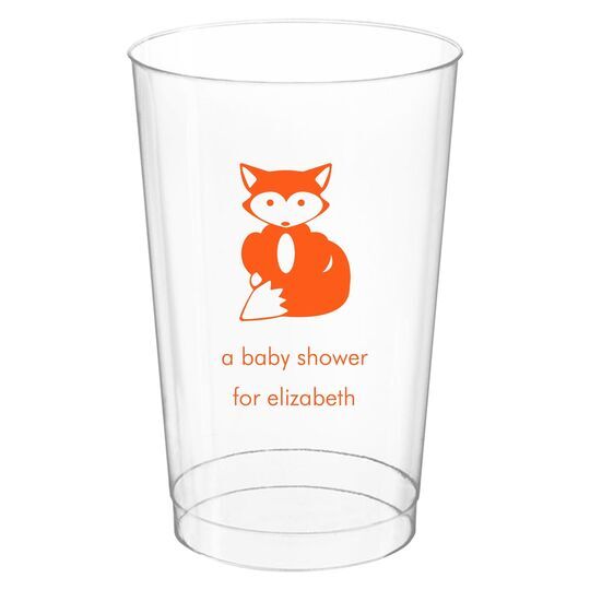 Little Fox Clear Plastic Cups