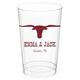 Longhorn Clear Plastic Cups Image 1 of 3