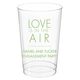 Love is in the Air Clear Plastic Cups Image 3 of 3