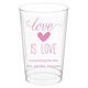 Love is Love Clear Plastic Cups Image 1 of 3