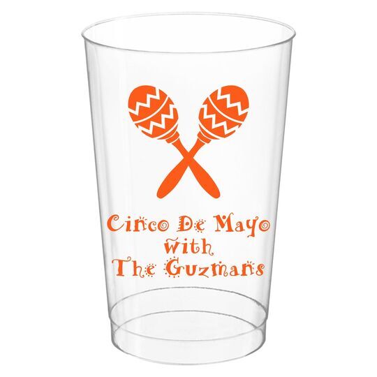 Maracas Clear Plastic Cups