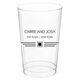 Modern Deco Scroll Clear Plastic Cups Image 1 of 4