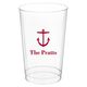 Nautical Anchor Clear Plastic Cups Image 2 of 3