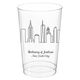 New York City Skyline Clear Plastic Cups Image 1 of 2