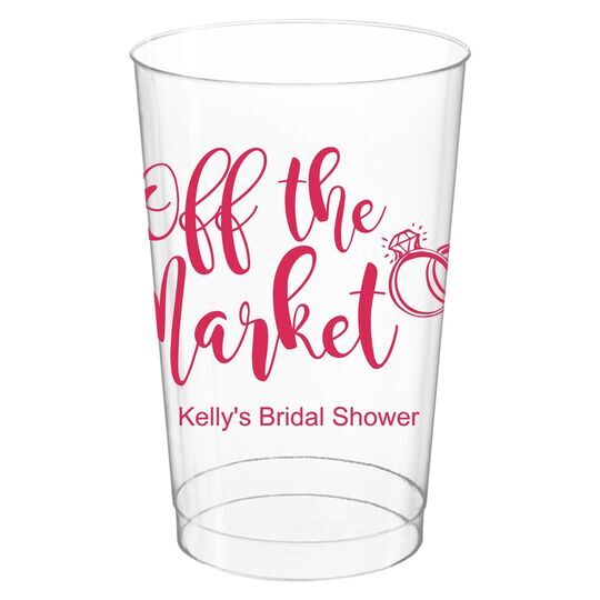 Off The Market Rings Clear Plastic Cups