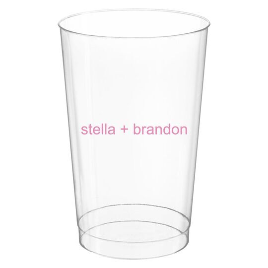 Personalized 12 oz. Translucent Plastic Cups