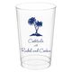 Palm Trees Clear Plastic Cups Image 1 of 3
