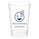 Party Hat Emoji Clear Plastic Cups Image 1 of 2