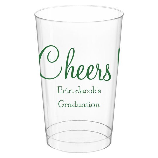 Perfect Cheers Clear Plastic Cups