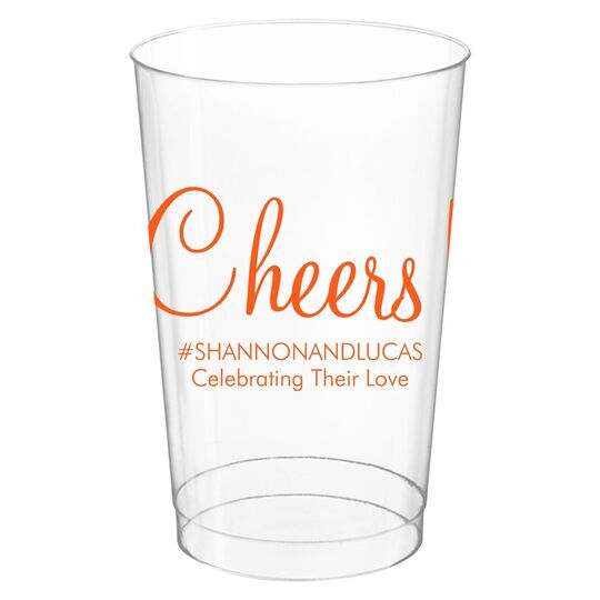 Perfect Cheers Clear Plastic Cups