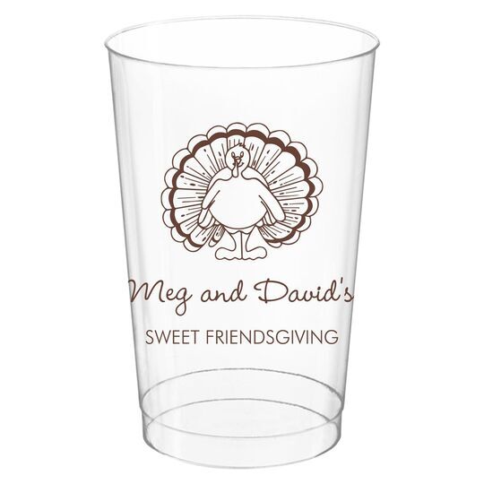 Friendsgiving Clear Plastic Cups