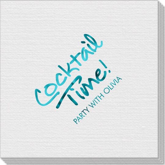 Studio Cocktail Time Linen Like Napkins