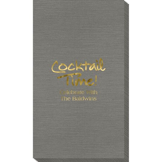 Studio Cocktail Time Bamboo Luxe Guest Towels