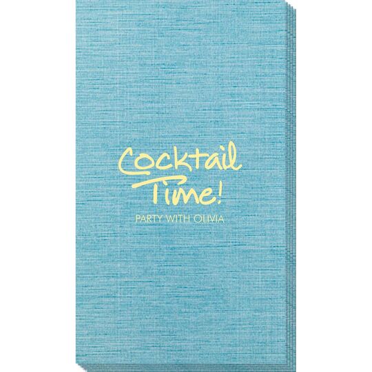 Studio Cocktail Time Bamboo Luxe Guest Towels
