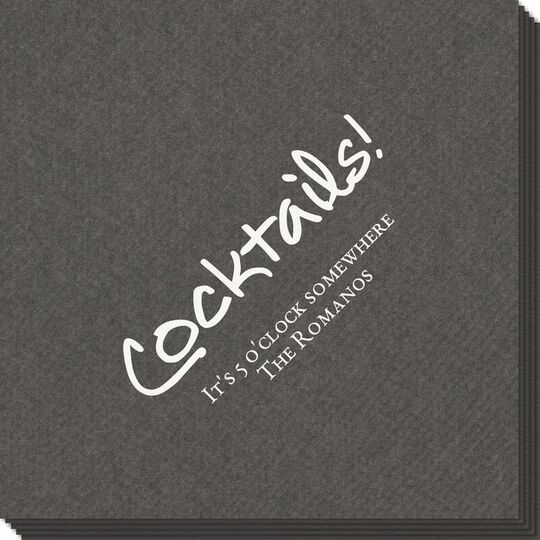 Studio Cocktails Linen Like Napkins