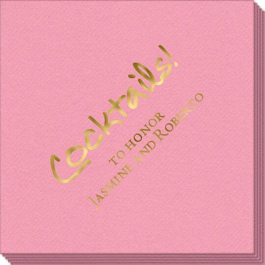 Studio Cocktails Linen Like Napkins