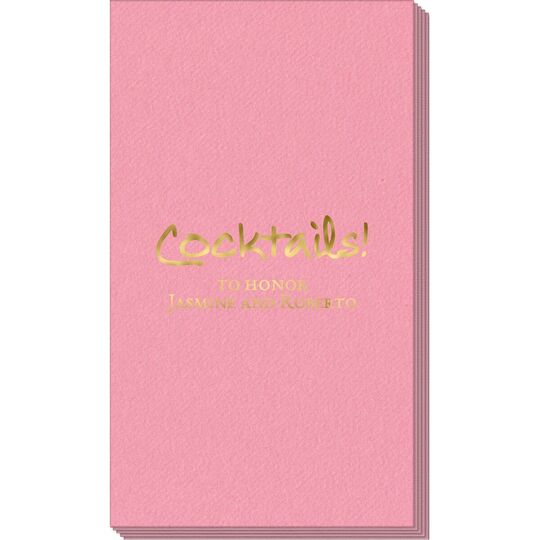 Studio Cocktails Linen Like Guest Towels