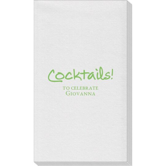 Studio Cocktails Linen Like Guest Towels