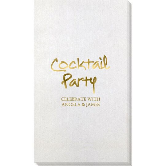 Studio Cocktail Party Bamboo Luxe Guest Towels