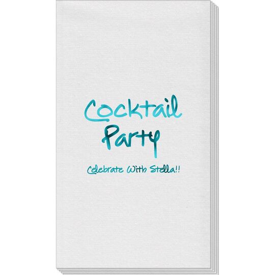 Studio Cocktail Party Linen Like Guest Towels