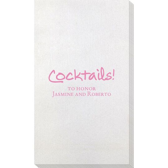 Studio Cocktails Bamboo Luxe Guest Towels