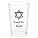 Traditional Star of David Clear Plastic Cups Image 1 of 2