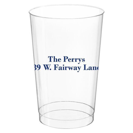 Residential Clear Plastic Cups