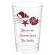 Sea Shells Clear Plastic Cups Image 2 of 2